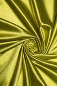 Load image into Gallery viewer, Chartreuse Shiny Nylon Spandex Fabric by the Yard Stretch Fabric for Sportswear, Bridal Attire, Evening Dresses, Prom Dresses & Costumes