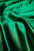 Load image into Gallery viewer, Luxurious Gucci Green Shiny Nylon Spandex Fabric Stretchy Fabric Perfect for Bridal Gowns, Evening Dresses, Sportswear Sold by the Yard
