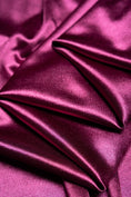 Load image into Gallery viewer, Magenta Shiny Nylon Spandex by the Yard | Stretchy Material for Sportswear, Bridal Attire, Evening Dresses, Prom Dresses and Costumes