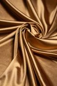 Load image into Gallery viewer, Mocha Shiny Nylon Spandex | Stretchy Fabric by the Yard | Perfect for Sportswear, Bridal Attire, Evening & Prom Dresses and Costumes