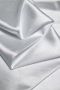 Load image into Gallery viewer, Premium White Shiny Nylon Spandex by the Yard | Stretchy Material for Dynamic Designs, Bridal Attire & Evening Gowns