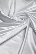 Load image into Gallery viewer, Premium White Shiny Nylon Spandex by the Yard | Stretchy Material for Dynamic Designs, Bridal Attire & Evening Gowns