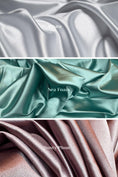 Load image into Gallery viewer, Premium Shiny Nylon Spandex Fabric - Stretchy Fabric by the Yard for Sportswear, Bridal Attire, Evening Dresses, Prom Dresses, Costumes.