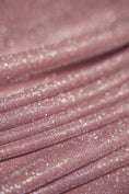 Load image into Gallery viewer, Pink Glitter Lurex Fabric by the Yard | Sparkle Shimmer Wedding & Festival Fabric | Perfect for Evening Gowns, Costumes and Backdrops.