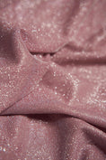 Load image into Gallery viewer, Pink Glitter Lurex Fabric by the Yard | Sparkle Shimmer Wedding & Festival Fabric | Perfect for Evening Gowns, Costumes and Backdrops.