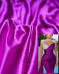Load image into Gallery viewer, Pink Purple Shiny Nylon Spandex Fabric, Stretchy Fabric by the Yard for Sportswear, Bridal Attire, Evening Dresses, Prom Dresses, Costumes