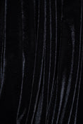 Load image into Gallery viewer, Black Velvet Stretch Fabric | Soft Velvet Fabric by the Yard | Luxury 4-Way Stretch for Costumes & Bows | Fashion Fabric. Premium Velvet