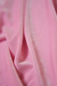 Load image into Gallery viewer, Soft Pink Stretch Velvet Fabric- 4-Way Stretch Dress Material | Perfect for Party Dresses and Crafts -By the Yard for Prom and Evening Gowns