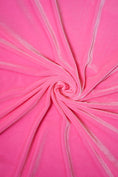 Load image into Gallery viewer, Barbie Pink Velvet Fabric by the Yard | Luxury Stretch Velvet for Dresses | Soft Velvet Fabric for Fashion, Prom and Evening Dresses
