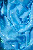 Load image into Gallery viewer, Blue Sequin Fabric by the Yard -3mm Iridescent Stretch Sequins on Mesh for Weddings, Costumes & Glamorous Projects, Prom and Evening Dresses