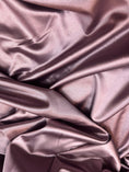 Load image into Gallery viewer, Luxurious Dusty Plum Shiny Nylon Spandex Fabric, Stretchy by the Yard for Sportswear, Bridal, Evening Dresses, Prom Dresses and Costumes