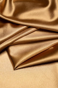 Load image into Gallery viewer, Mocha Shiny Nylon Spandex | Stretchy Fabric by the Yard | Perfect for Sportswear, Bridal Attire, Evening & Prom Dresses and Costumes