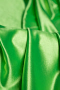Load image into Gallery viewer, Neon Green Shiny Nylon Spandex Stretch Fabric by the Yard for Sportswear, Bridal Attire, Evening & Prom Dresses, Costumes and Formal Attire
