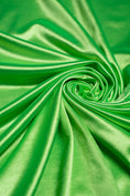 Load image into Gallery viewer, Neon Green Shiny Nylon Spandex Stretch Fabric by the Yard for Sportswear, Bridal Attire, Evening & Prom Dresses, Costumes and Formal Attire