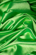 Load image into Gallery viewer, Neon Green Shiny Nylon Spandex Stretch Fabric by the Yard for Sportswear, Bridal Attire, Evening & Prom Dresses, Costumes and Formal Attire