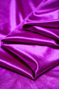 Load image into Gallery viewer, Pink Purple Shiny Nylon Spandex Fabric, Stretchy Fabric by the Yard for Sportswear, Bridal Attire, Evening Dresses, Prom Dresses, Costumes
