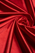 Load image into Gallery viewer, Red Shiny Nylon Spandex, Stretchy Fabric by the Yard for Sportswear, Bridal Attire, Evening & Prom Dresses, Costumes and Formal Attire