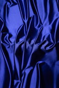 Load image into Gallery viewer, Royal Blue Shiny Nylon Spandex by the Yard | Stretchy Fabric for Sportswear, Prom Attire & Evening Dresses, Costumes, Formal Attire