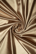 Load image into Gallery viewer, Taupe Shiny Nylon Spandex | Stretchy Fabric by the Yard | Ideal for Sportswear, Bridal Attire, Evening & Prom Dresses, Costumes and More.