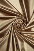 Load image into Gallery viewer, Taupe Shiny Nylon Spandex | Stretchy Fabric by the Yard | Ideal for Sportswear, Bridal Attire, Evening & Prom Dresses, Costumes and More.
