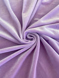 Load image into Gallery viewer, Lilac Velvet Fabric |4-Way Stretch Velvet by the Yard | Fashion Dress Fabric | Luxury Costume Fabric & Bows. Premium Velvet for Prom Dresses