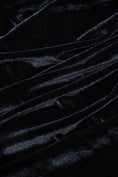 Load image into Gallery viewer, Black Velvet Stretch Fabric | Soft Velvet Fabric by the Yard | Luxury 4-Way Stretch for Costumes & Bows | Fashion Fabric. Premium Velvet