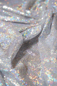 Load image into Gallery viewer, Iridescent Sequin Fabric by the Yard | Glitz Stretch Sequins on Mesh | Shiny Sequin Fabric for Weddings and Events. Prom and evening Dresses