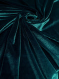 Load image into Gallery viewer, Top-Rated Jade Velvet Stretch Fabric: Luxurious Green Velvet by the Yard for Costumes, Bows & Fashion Designs, Evening and Prom Dresses