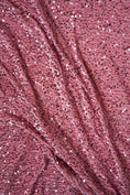 Load image into Gallery viewer, Dusty Rose Velvet Fabric, Sequin Fabric, Stretch Velvet Fabric by the Yard, Festival Fabric, Luxury 2 Way Stretch Velvet Fashion Fabric