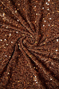 Load image into Gallery viewer, Brown Velvet Fabric, Sequin Fabric, Stretch Velvet Fabric by the Yard, Festival Wear, Luxury 2 Way Stretch Velvet Fashion Fabric