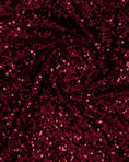Load image into Gallery viewer, Wine Velvet Sequins Fabric, Shiny Velvet Fabric by the Yard, Luxury Wedding Fabric, Modern Designer Fabric, Fashion Fabric