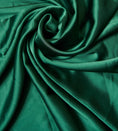 Load image into Gallery viewer, Hunter Fabric, Fabric by the Yard, Luxury Satin Fabric, Hunter Green Sewing Fabric, Stretch Fabric by the Yard, Apparel Fabric