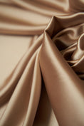 Load image into Gallery viewer, Khaki Fabric by the Yard, Khaki Satin Fabric, Sewing Fabric, Stretch Fabric by the Yard, Casual and Festival Apparel Fabric