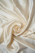 Load image into Gallery viewer, Oat Silk Fabric, Luxury Satin Fabric, Shiny Stretch Fabric by the Yard, Lightweight Sewing Fabric, Fabric for Dress