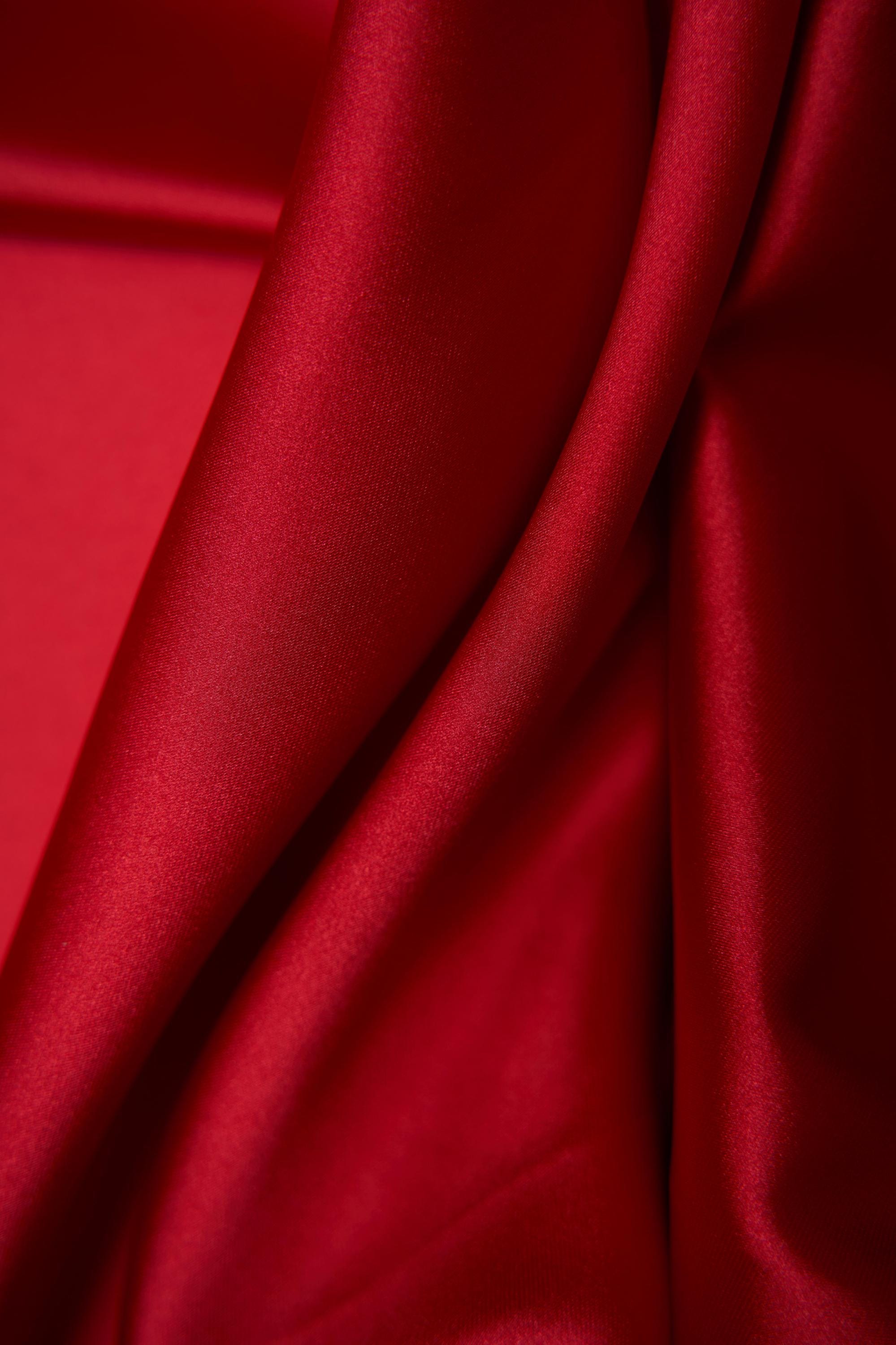 red dress fabric Extra Dense 3mm Ruby Sequin Dress Fabric by the Yard