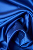 Load image into Gallery viewer, Royal Blue Fabric, Satin Fabric by the Yard, Luxury Shiny Stretch Fabric, Fashion Fabric, Sewing Fabric for Dress