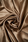Load image into Gallery viewer, Gold Fabric by the Yard, Luxury Satin Fabric, Sewing Fabric, Stretch Fabric by the Yard, Casual and Festival Apparel Fabric, Dress Fabric