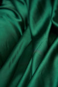 Load image into Gallery viewer, Hunter Fabric, Fabric by the Yard, Luxury Satin Fabric, Hunter Green Sewing Fabric, Stretch Fabric by the Yard, Apparel Fabric