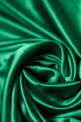 Load image into Gallery viewer, Kelly Green Fabric, Fabric by the Yard, Luxury Satin Fabric, Kelly Green Silk Fabric, Stretch Shiny Fabric, Fabric for Dress