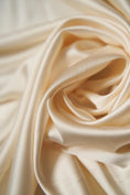 Load image into Gallery viewer, Oat Silk Fabric, Luxury Satin Fabric, Shiny Stretch Fabric by the Yard, Lightweight Sewing Fabric, Fabric for Dress