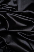 Load image into Gallery viewer, Black Shiny Nylon Spandex, Stretch Fabric by the Yard for Sportswear, Bridal Attire, Evening Dresses, Prom Dresses, Costumes and More.
