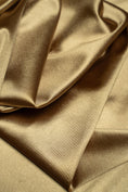 Load image into Gallery viewer, Champagne Shiny Nylon Spandex Stretch Fabric by the Yard | For Sportswear, Bridal Gowns, Evening Dresses, Prom Dresses, Costumes and More
