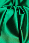 Load image into Gallery viewer, Luxurious Gucci Green Shiny Nylon Spandex Fabric  Stretchy Fabric Perfect for Bridal Gowns, Evening Dresses, Sportswear  Sold by the Yard
