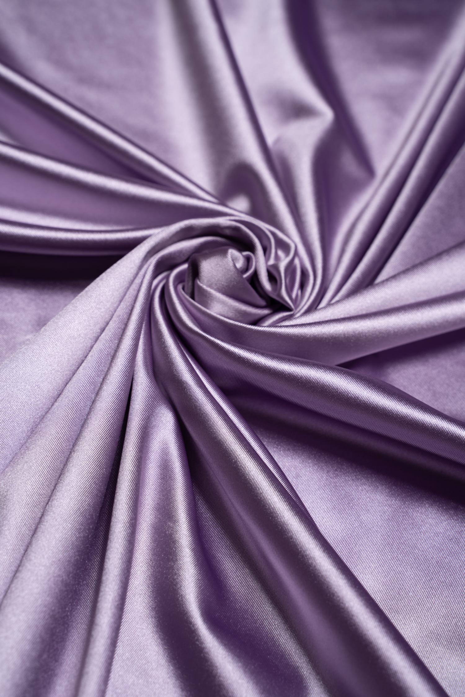 Lavender Shiny Nylon Spandex by the Yard| Stretchy Material for Sportswear, Bridal Attire, Evening Dresses, Prom Dresses, Costumes and More