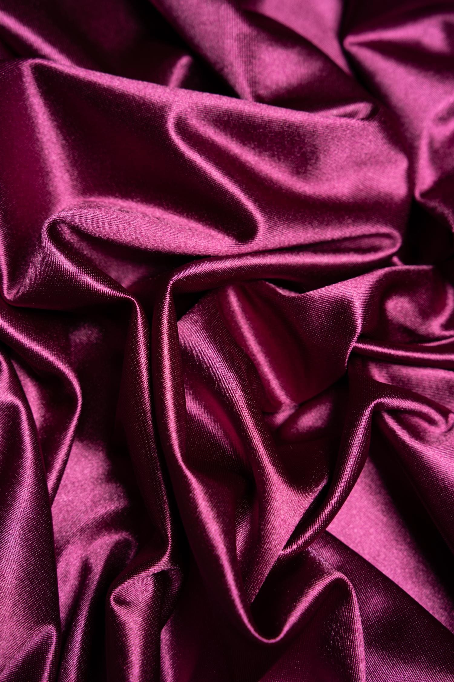 Magenta Shiny Nylon Spandex by the Yard | Stretchy Material for Sportswear, Bridal Attire, Evening Dresses, Prom Dresses and Costumes