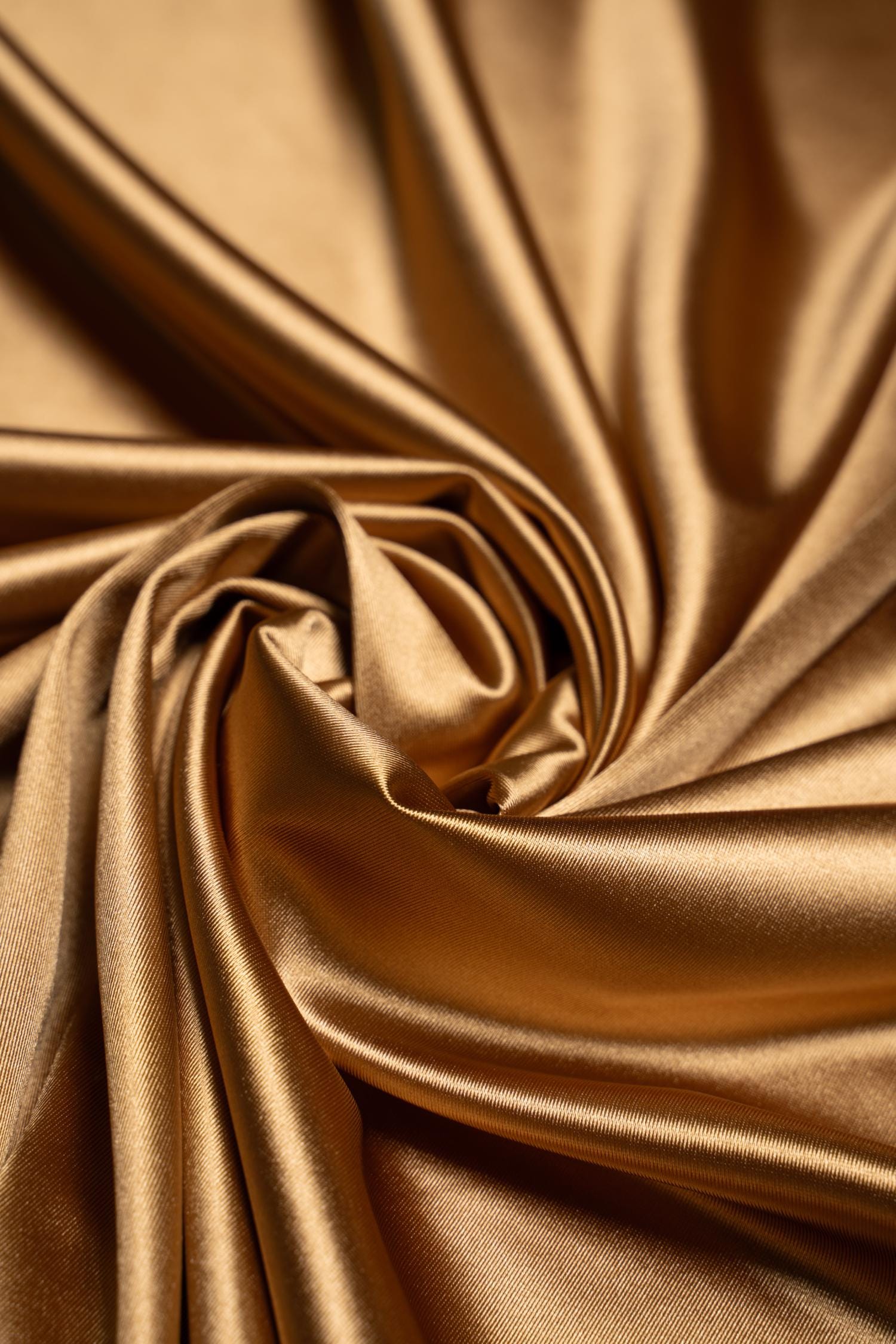 Mocha Shiny Nylon Spandex | Stretchy Fabric by the Yard | Perfect for Sportswear, Bridal Attire, Evening & Prom Dresses and Costumes