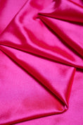 Load image into Gallery viewer, Top-Rated Hot Pink Shiny Nylon Spandex Stretch Fabric by the Yard for Sportswear, Bridal Attire, Evening Dresses, Prom Dresses, Costumes.
