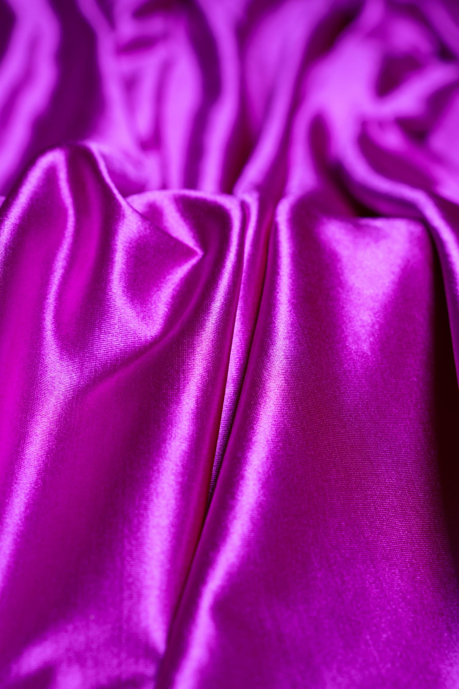 Pink Purple Shiny Nylon Spandex Fabric, Stretchy Fabric by the Yard for Sportswear, Bridal Attire, Evening Dresses, Prom Dresses, Costumes