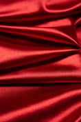 Load image into Gallery viewer, Red Shiny Nylon Spandex, Stretchy Fabric by the Yard for Sportswear, Bridal Attire, Evening & Prom Dresses, Costumes and Formal Attire
