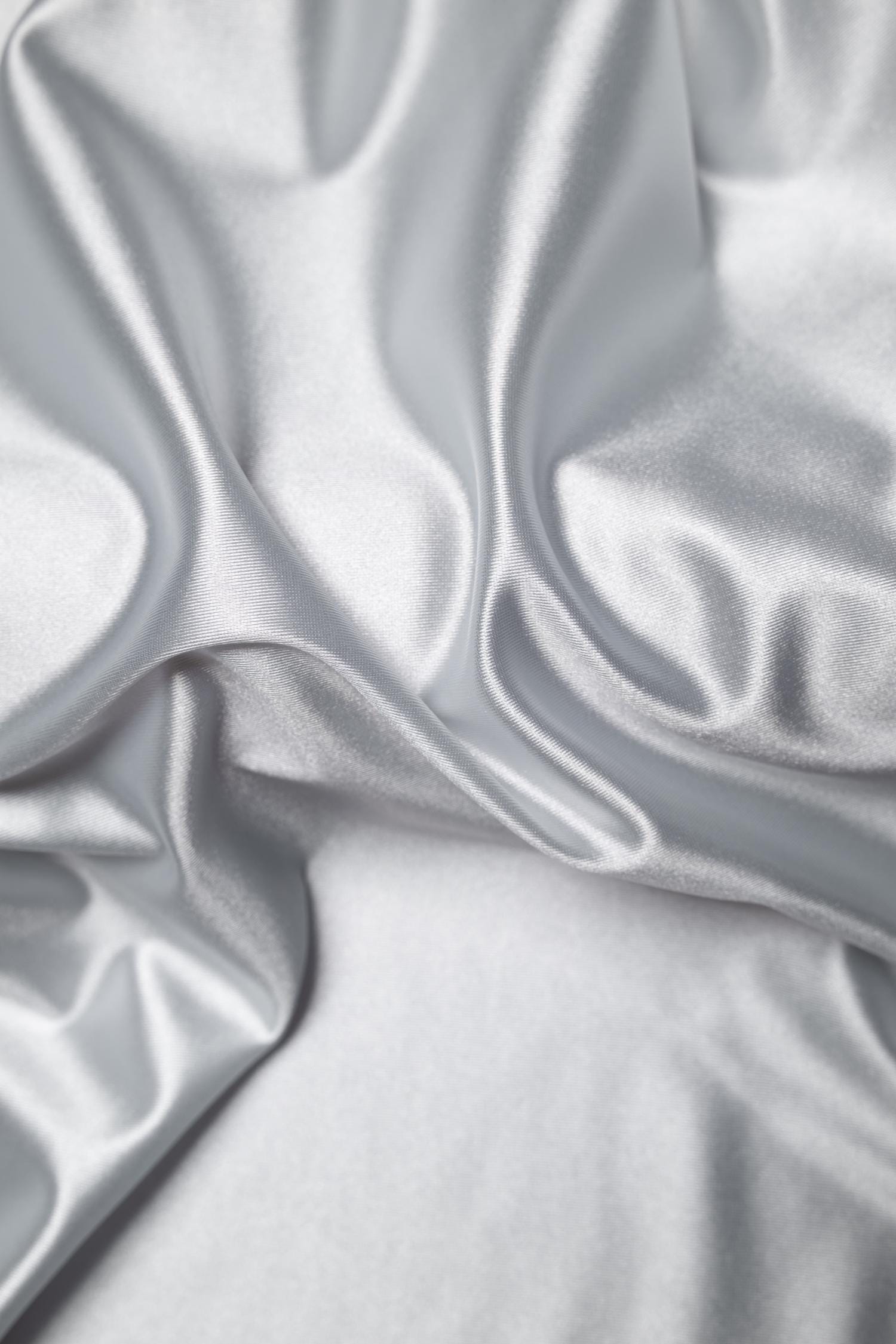 Premium White Shiny Nylon Spandex by the Yard | Stretchy Material for Dynamic Designs, Bridal Attire & Evening Gowns